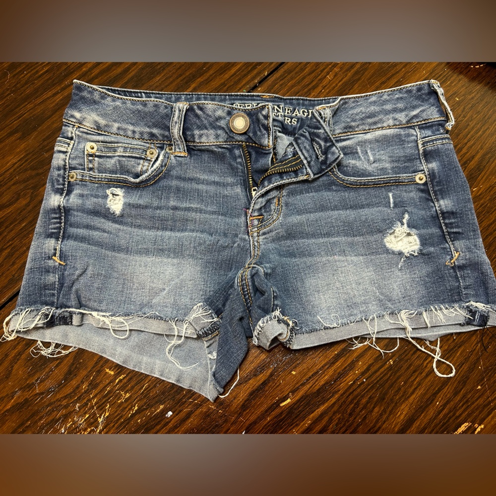 American Eagle Outfitters Ripped Denim Shorts